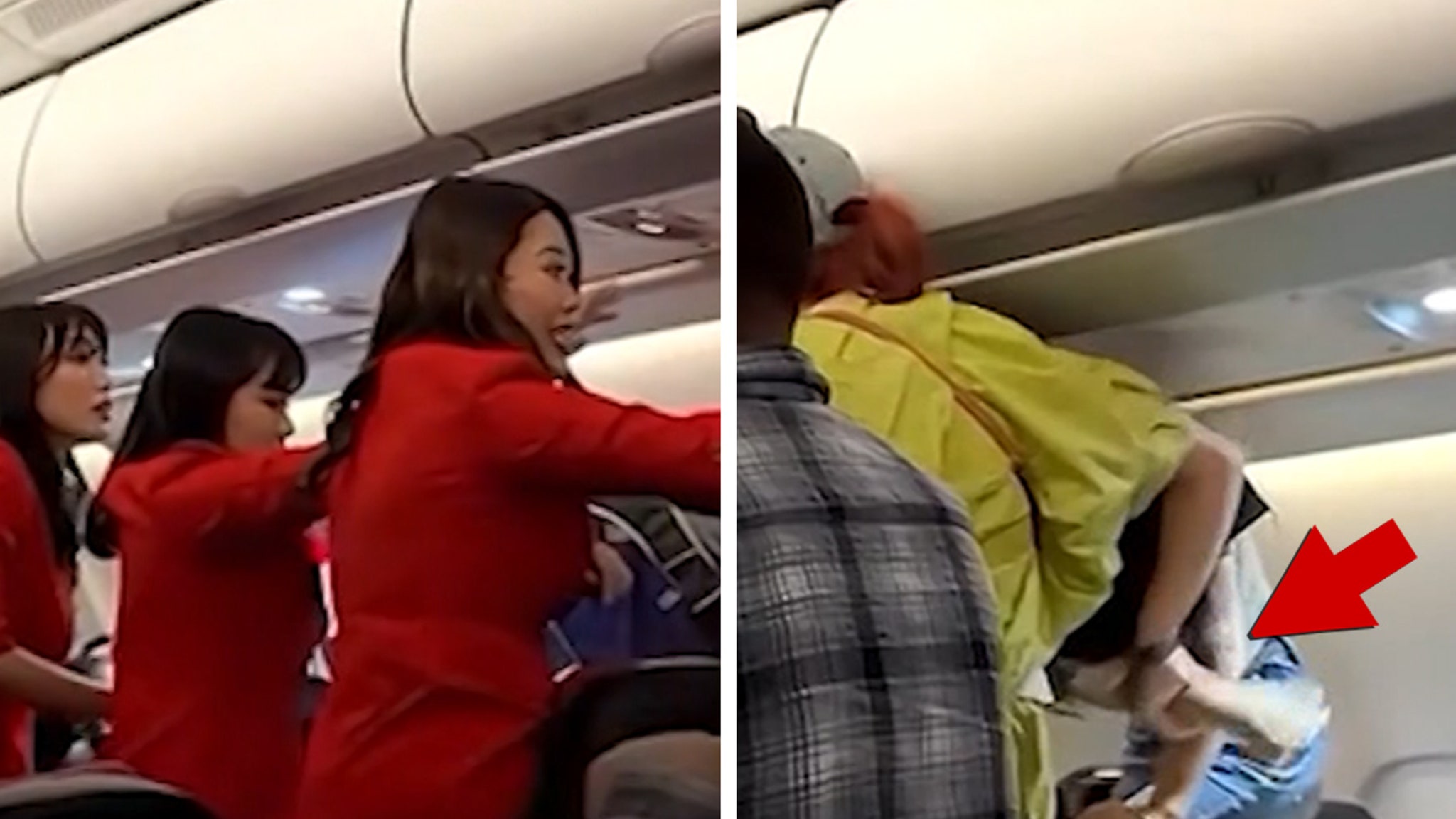 Fight Breaks Out Aboard Air Asia Flight, See the Crazy Video