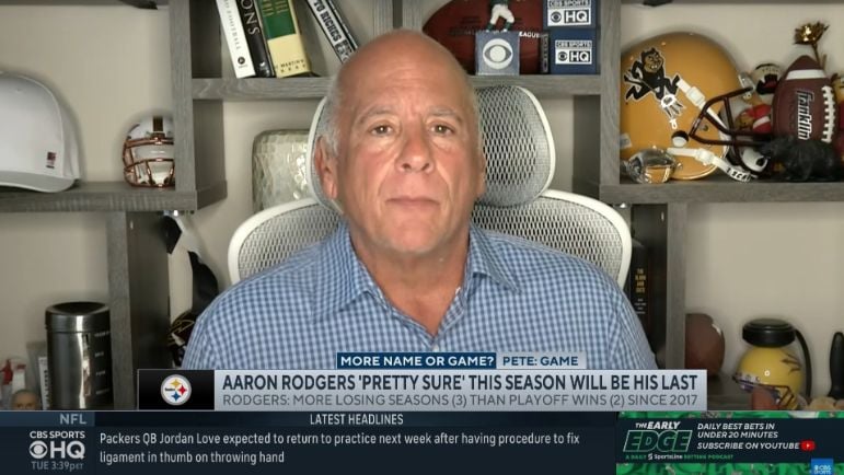 ‘More Game Than Name’: Pete Prisco Thinks Aaron Rodgers Can Still Be ‘Productive, Good’ QB
