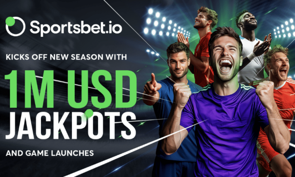 Sportsbet.io Kicks Off New Season with 1M USDT Jackpots and Game Launches
