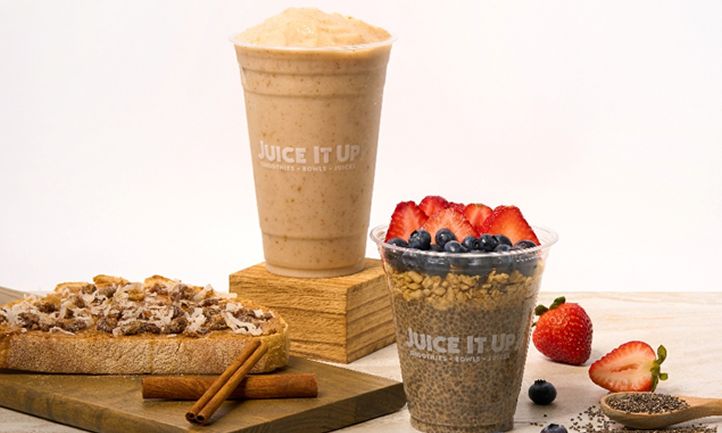Juice It Up! Welcomes Back Beloved Seasonal Smoothie and Introduces Irresistible Snack Options for Autumn
