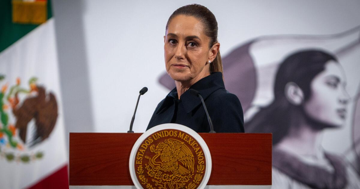 Mexico’s first female president completes first year with high approval, but challenges loom