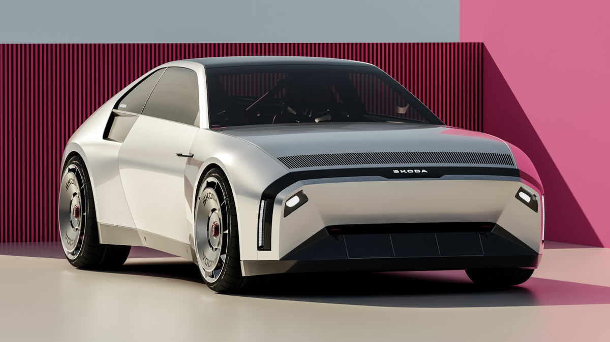 Classic Skoda 110 R Reimagined As Retrofuturist EV Sports Car