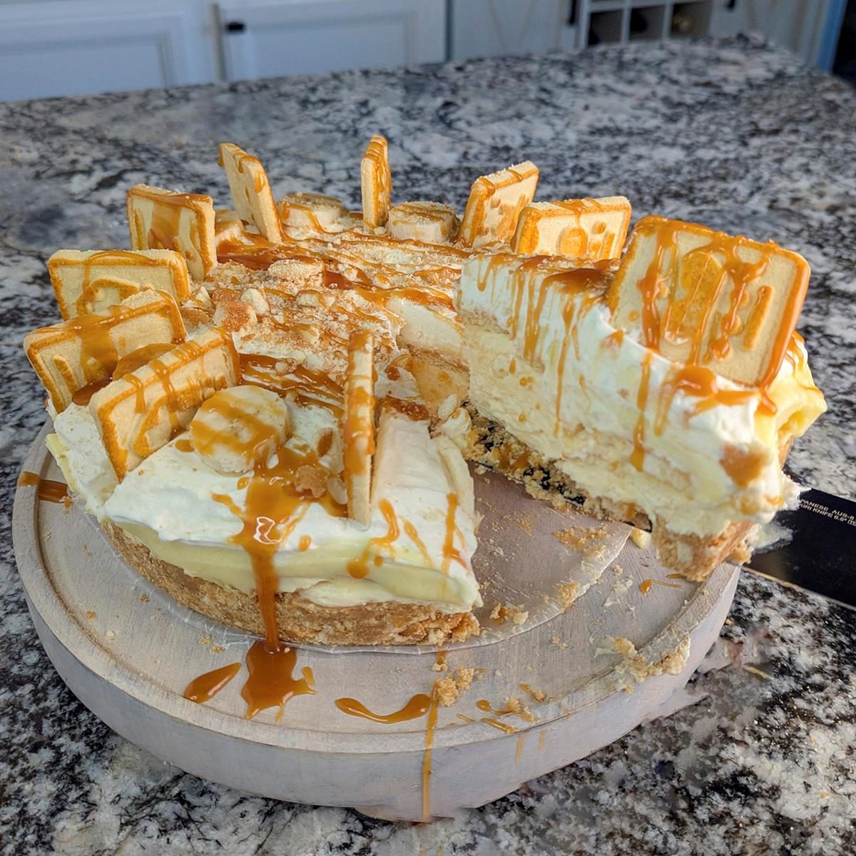 Alex Bala’s No-Bake Banana Pudding Cheesecake