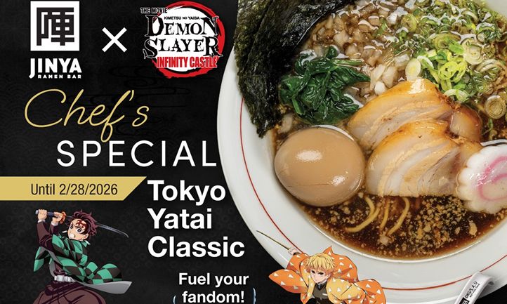 JINYA Ramen Bar Unleashes Winter Chef’s Specials with Limited-Edition Demon Slayer Collectibles