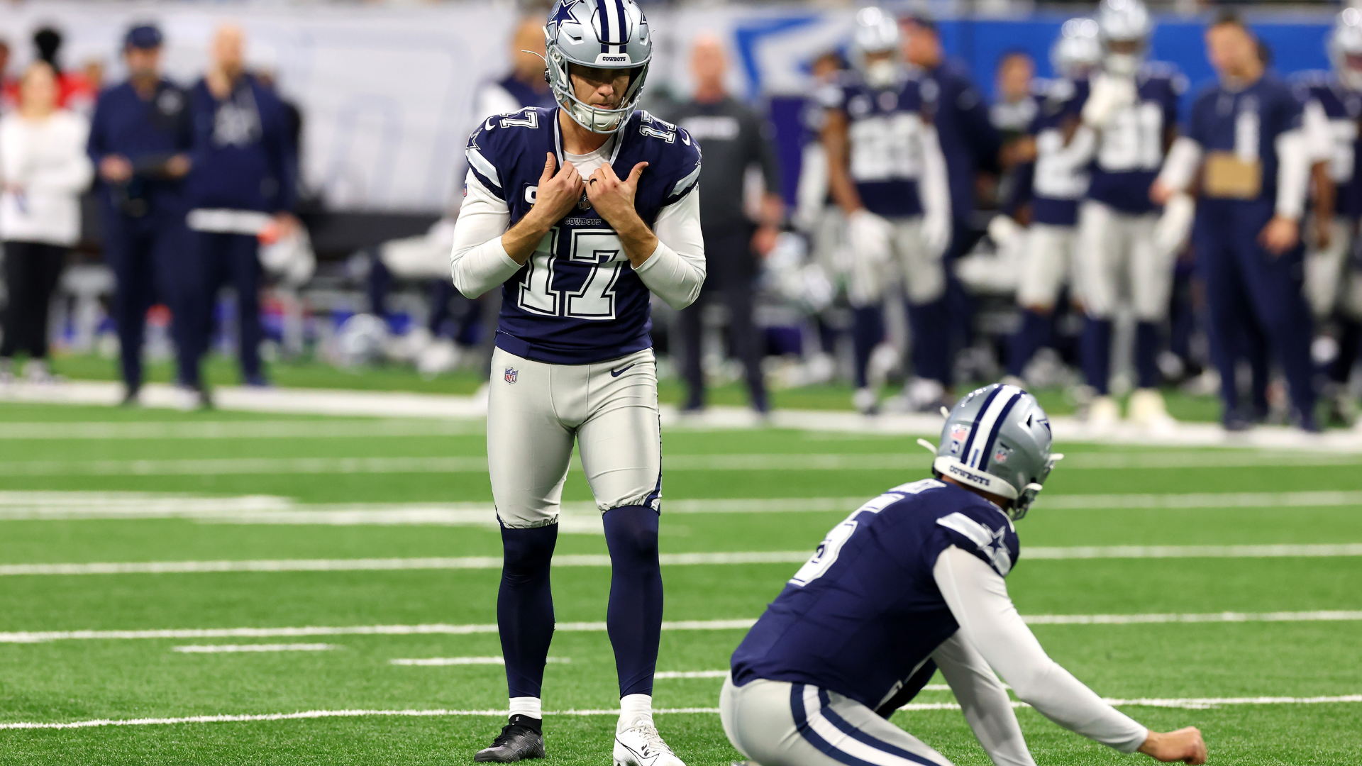 Cowboys kicker Brandon Aubrey breaks two NFL records in one game after smashing 63-yard field goal vs. Lions