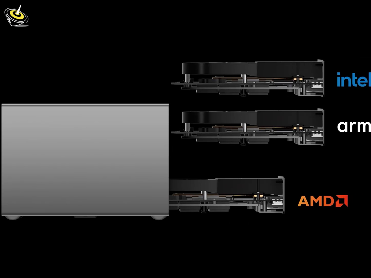 Beelink showcases modular ME Pro NAS with swappable AMD, Intel, and ARM boards