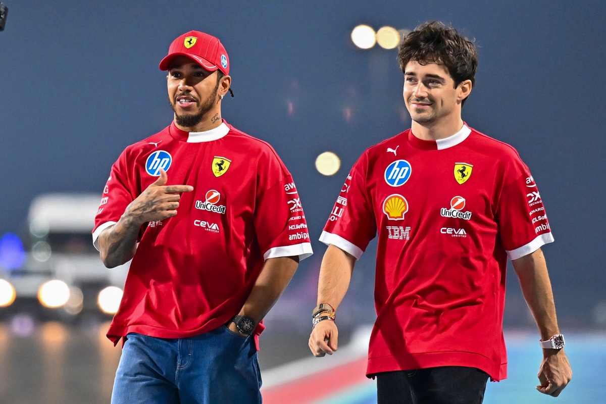 Why Charles Leclerc “doesn’t have advice” for Lewis Hamilton after first Ferrari F1 season