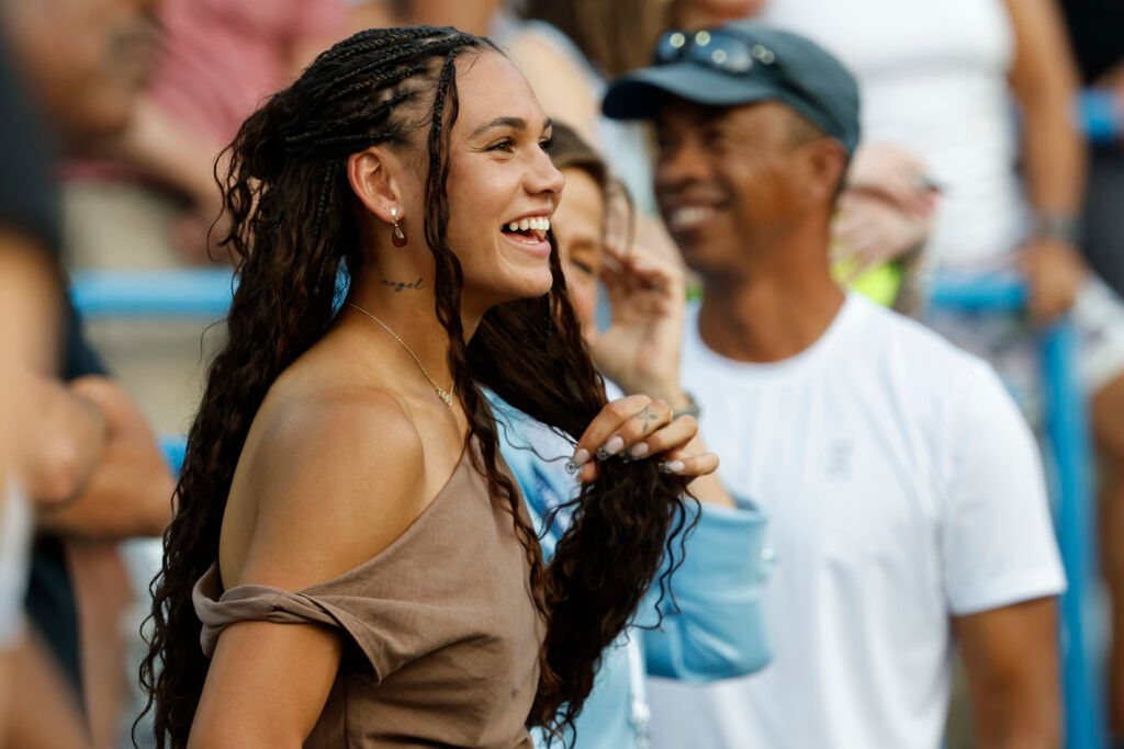 Ben Shelton and His Girlfriend Trinity Rodman Show Their Support for Her Brother DJ Rodman at NBA G League Game