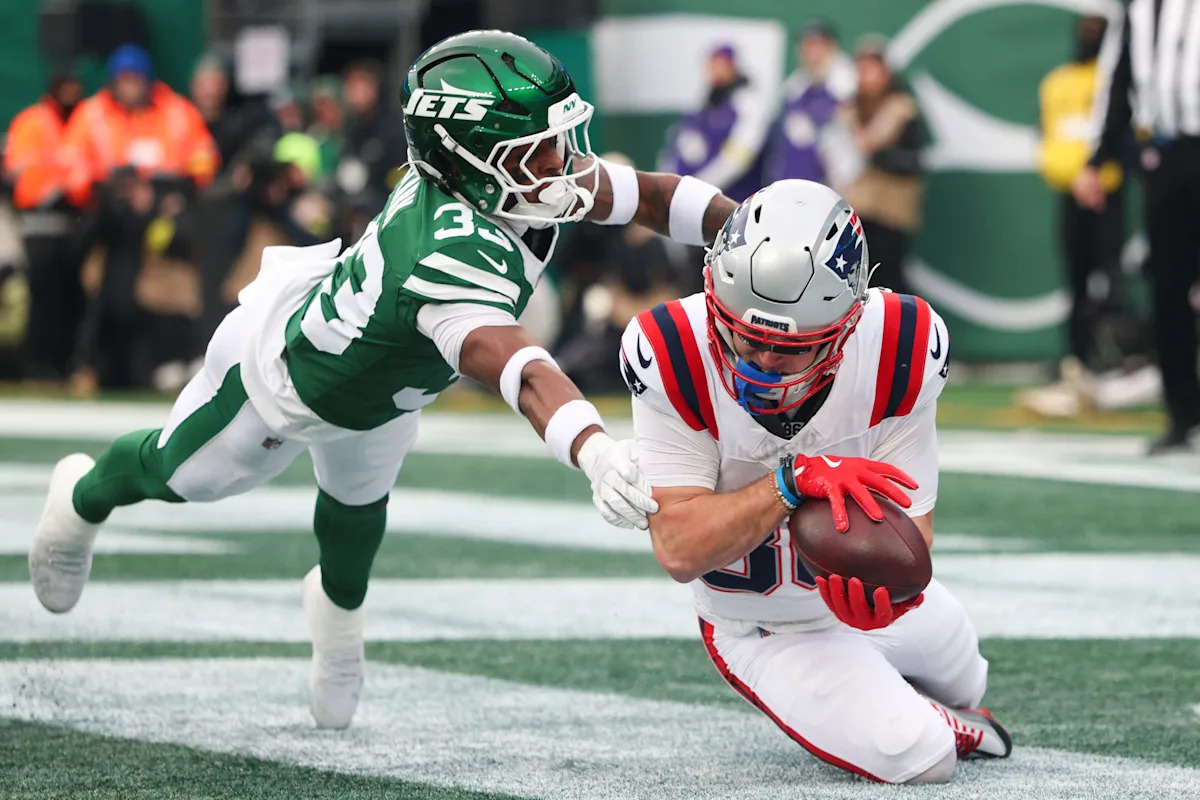 Watch: Patriots WR Efton Chism III gets first NFL touchdown vs. Jets