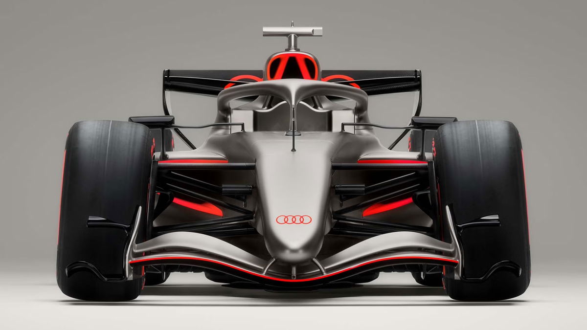 Audi F1 Car Captured on Video Testing in Barcelona Testing