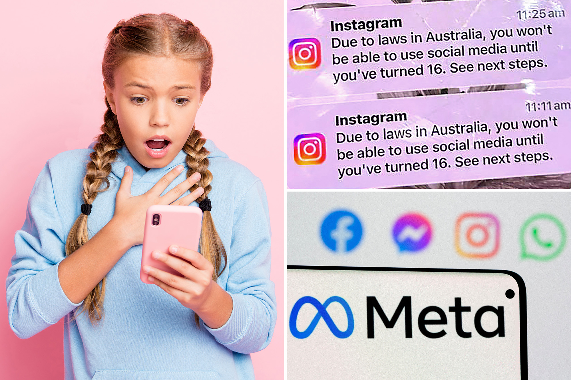 Meta warns Australia’s under-16 social media ban isn’t effective — after banning nearly 550K accounts