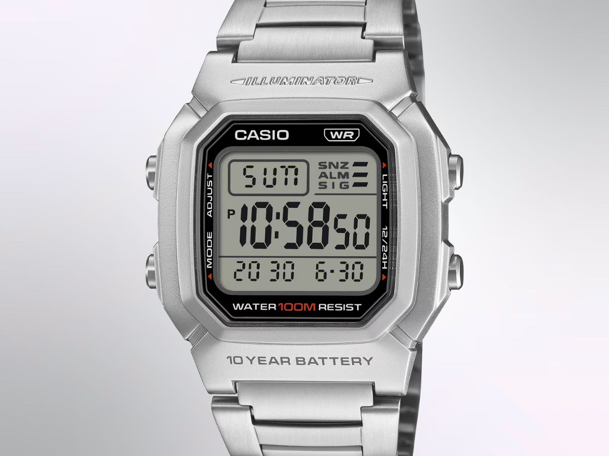 Affordable new Casio watch with square digital display on the way to Europe