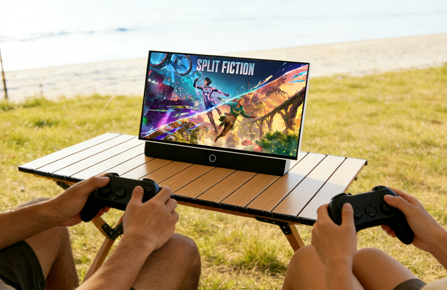 Portable 27-inch monitor with Google TV, battery and built-in soundbar launches with discount