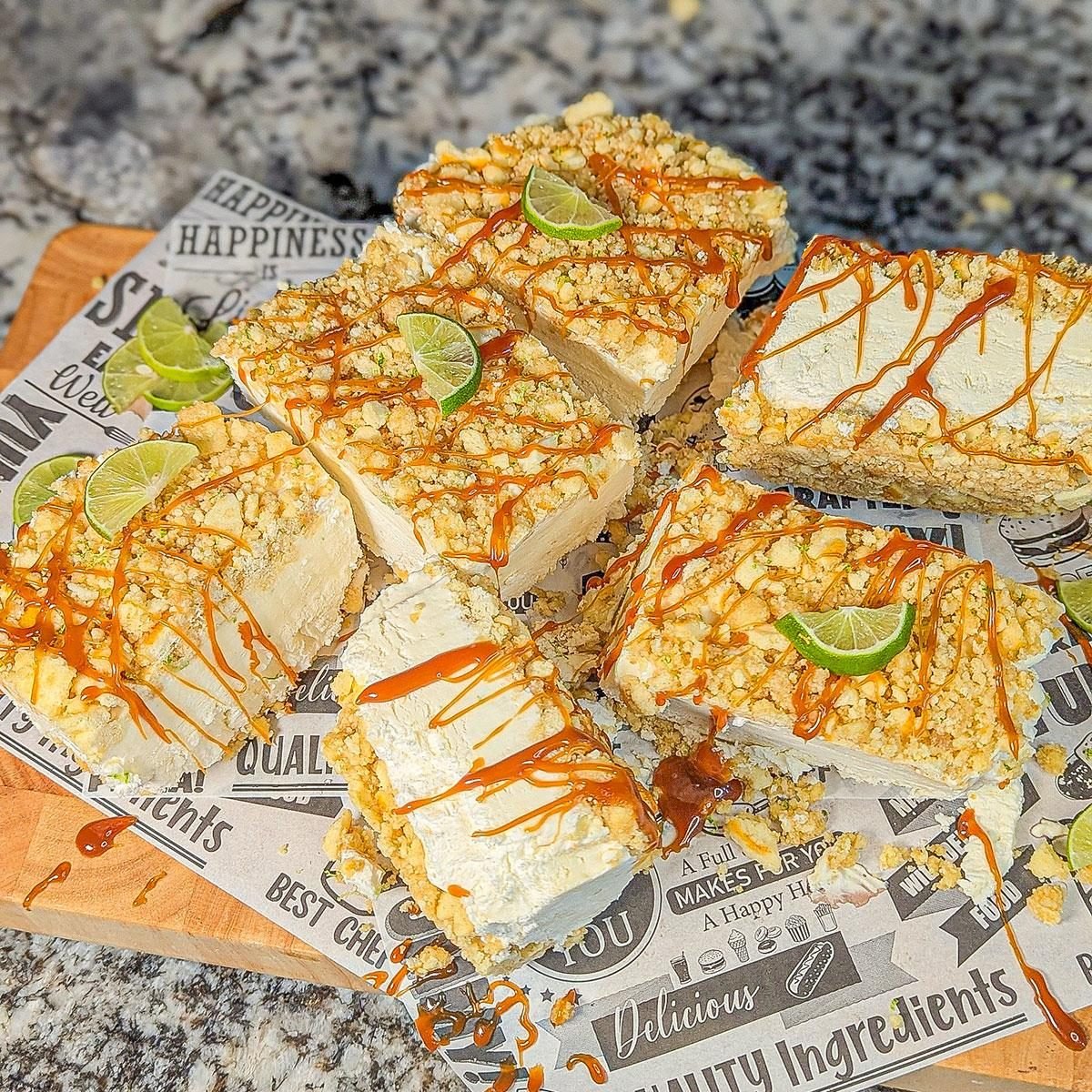 Alex Bala’s Key Lime Ice Cream Crunch Bars
