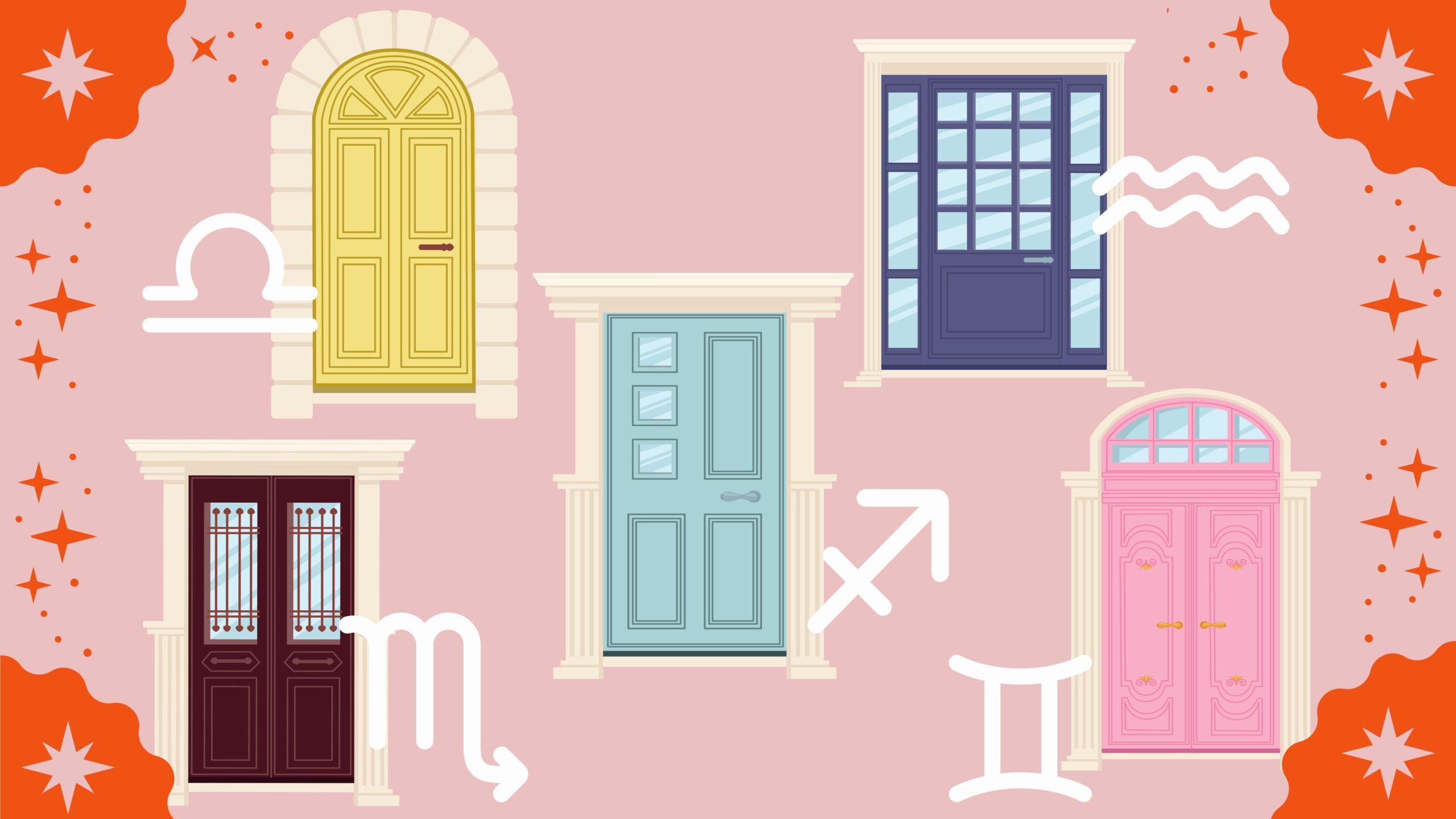 The Best Front Door Color for Your Astrological Sign