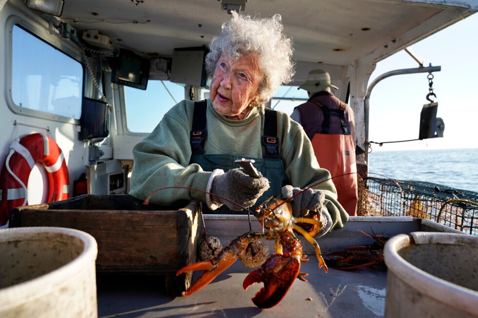 Virginia Oliver, beloved ‘lobster lady’ of Maine, dies at 105