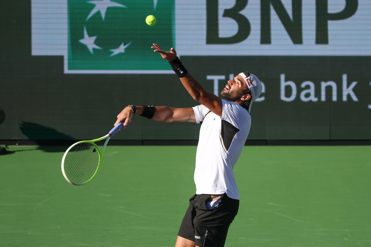 Matteo Berrettini Left Struggling After Match as Virus Concerns Begin Circling Indian Wells