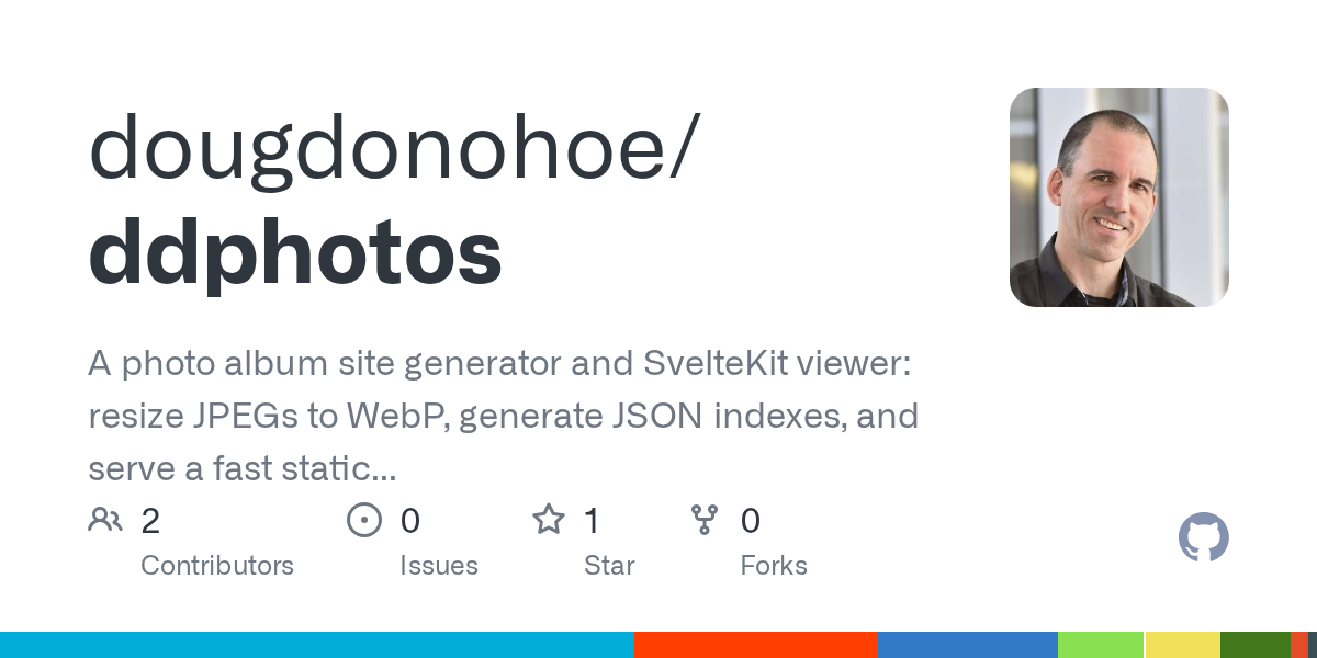 Show HN: DD Photos – open-source photo album site generator (Go and SvelteKit)
