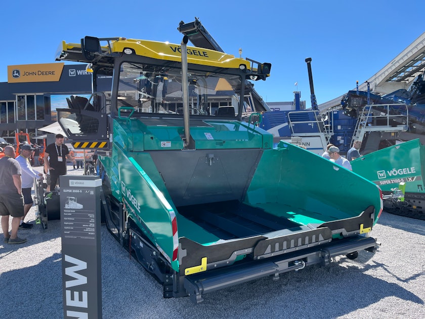 3 New Vögele Asphalt Pavers — From “Mini” to Highway Class — Hit U.S. Market
