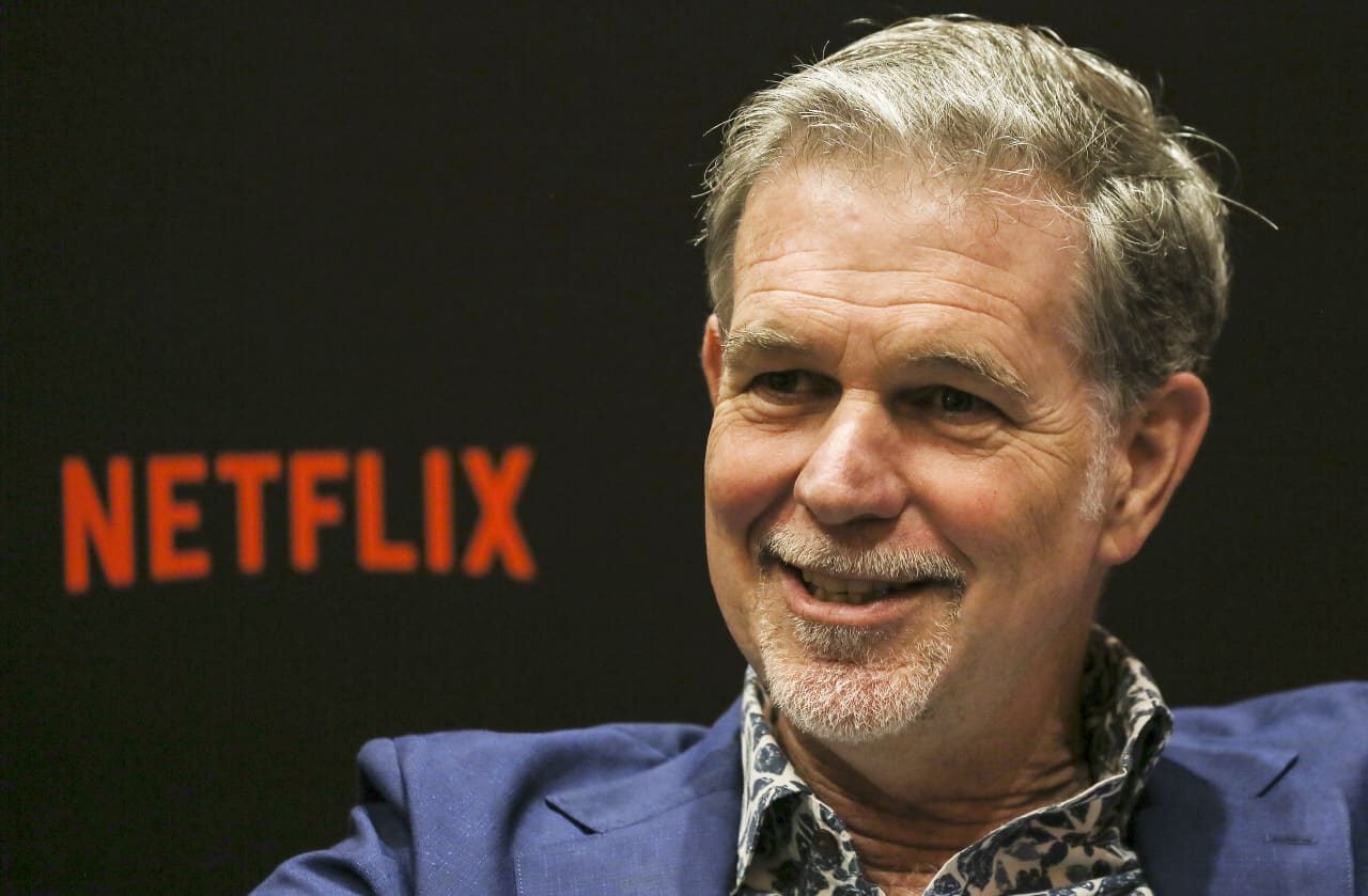 Here’s how much Reed Hastings has made selling Netflix stock this year