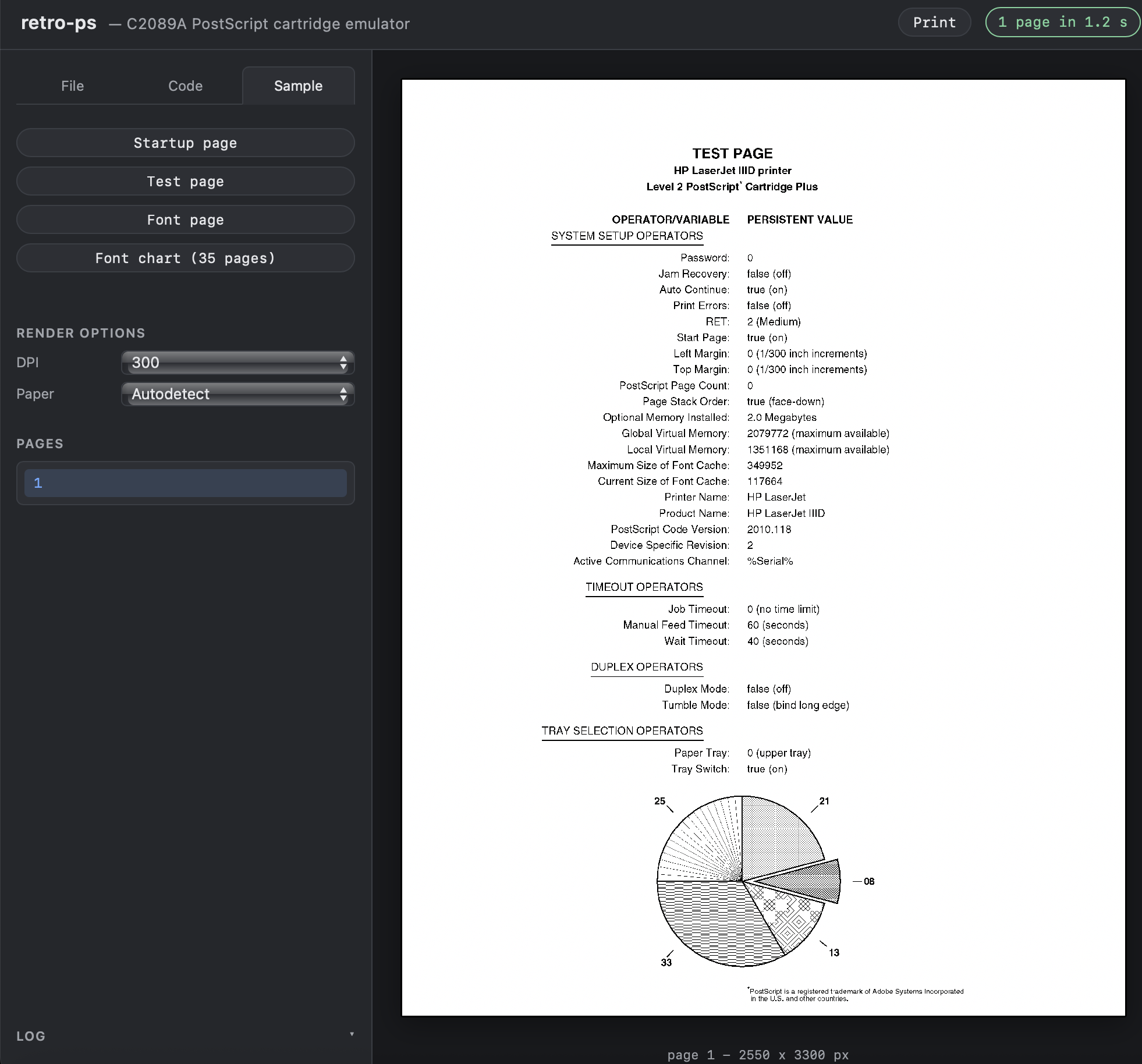 Running Adobe’s 1991 PostScript Interpreter in the Browser