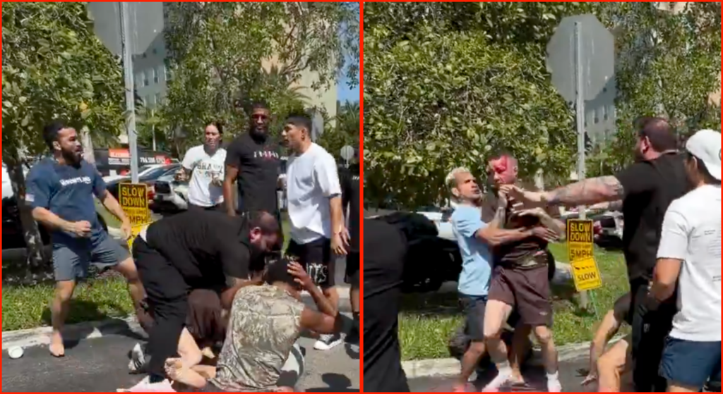 Alex Pereira’s coach involved in wild parking lot brawl that resulted in Patricky Pitbull suspension