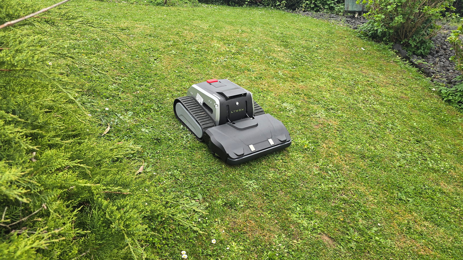 Lymow One Plus review: A tank-like robot mower built for rough yards