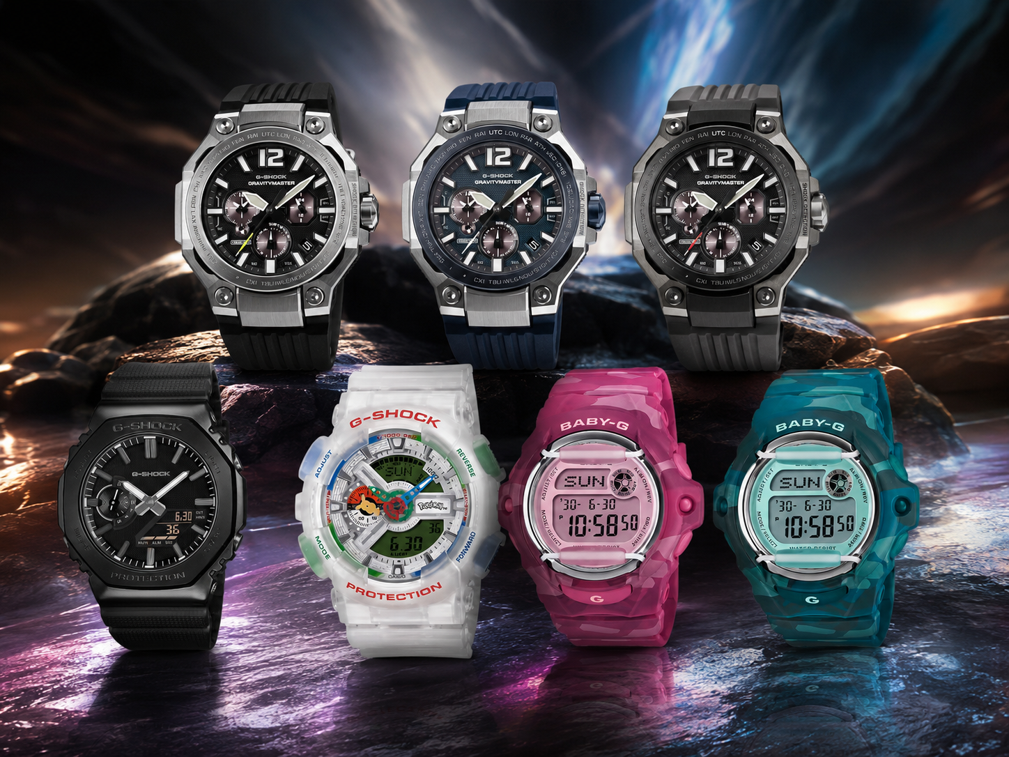 Casio set to release 5 new G-Shock and 2 Baby-G watches globally this July