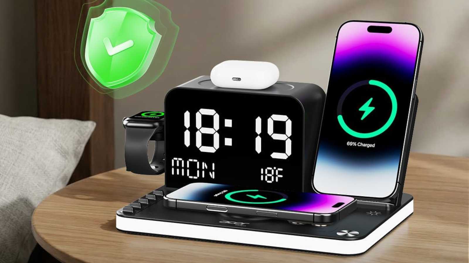Acer’s 7-in-1 wireless charging station is $50, its best price all year