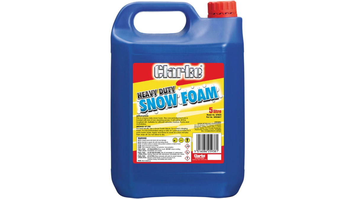 Let it Snow with Clarke’s SFHD5 Heavy Duty Snow Foam