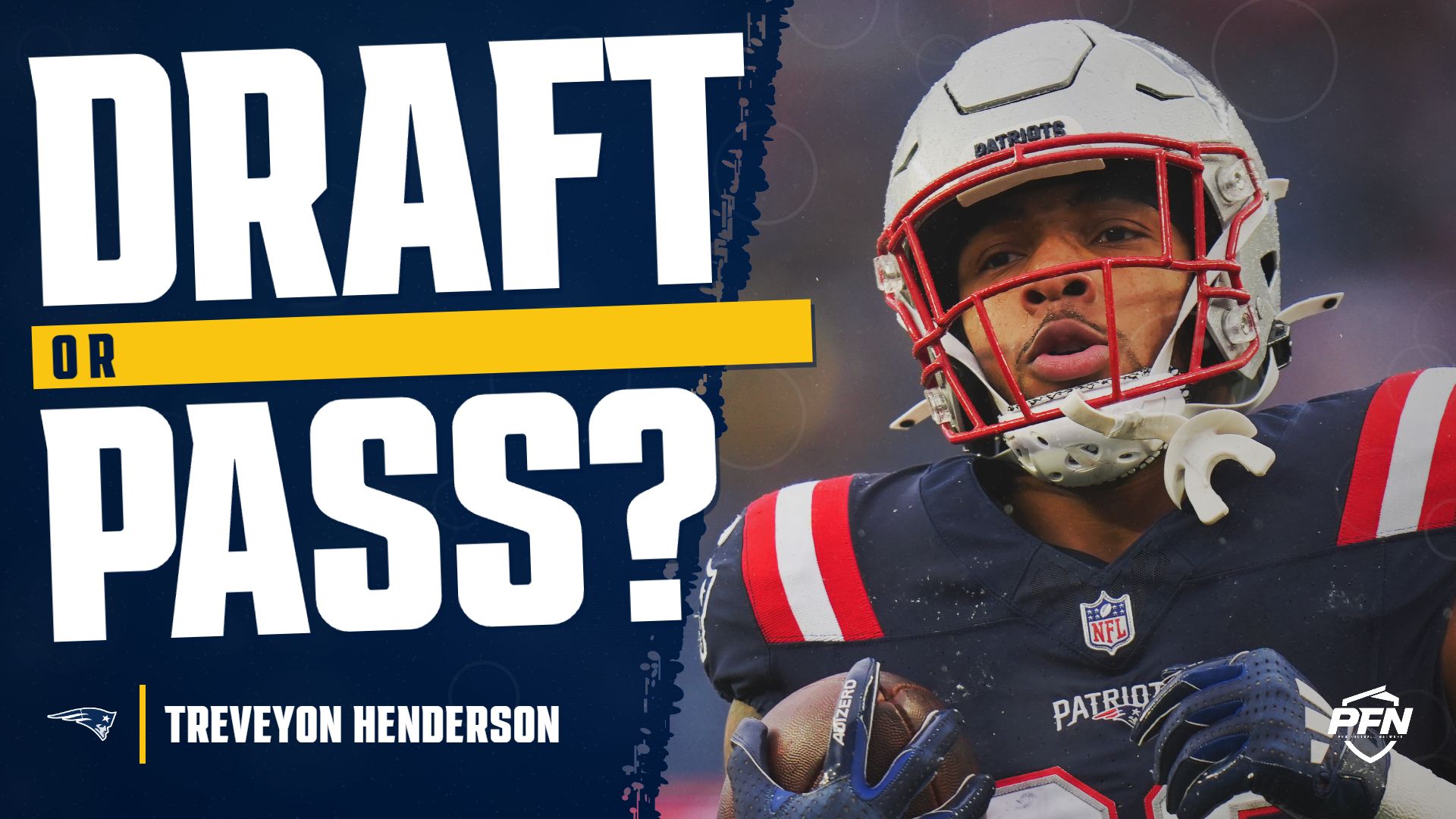 TreVeyon Henderson Fantasy Prediction 2026: The Playoff Snap Counts Say Draft Stevenson
