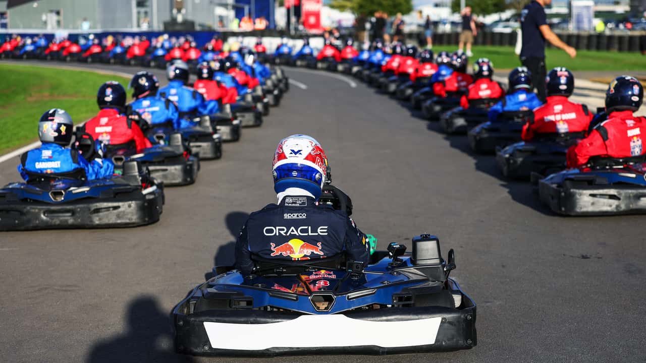 Watch Max Verstappen Pass 100 Karts In 14 Laps, Chaos Ensued