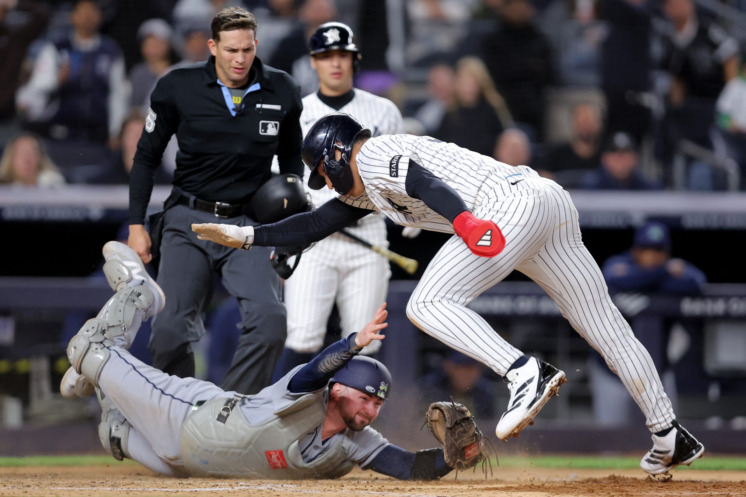 George Lombard Jr.’s highlight-making slide sparks a Yankees rally