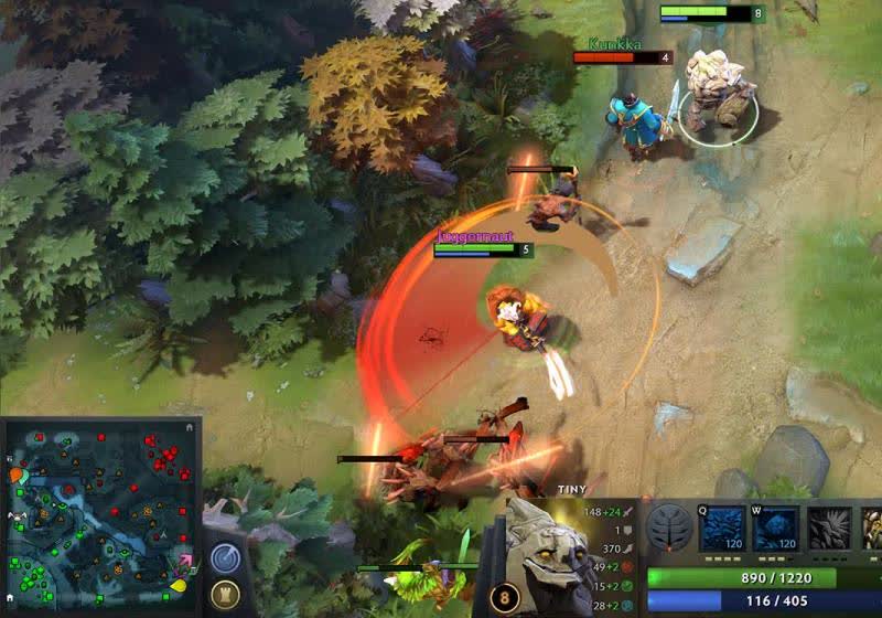 A Dota 2 pro says he talked his way out of a police raid by playing a match for the officers