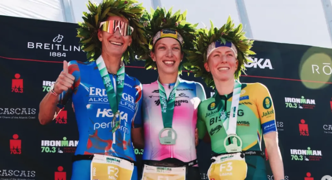 Three in a row: Lizzie Rayner dominates Ironman 70.3 Cascais