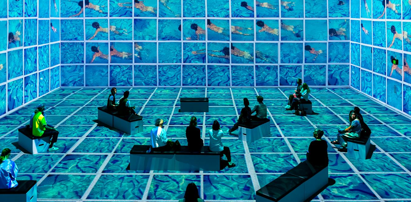 David Hockney: the celebrated artist is bigger in this immersive digital spectacle, but not closer